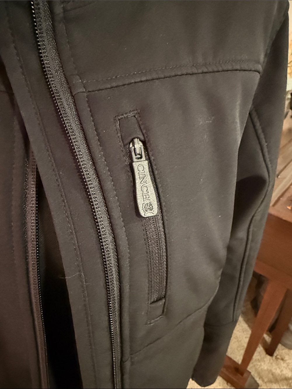 Cinch Black Performance Softshell Jacket - Picture 4 of 8
